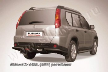 5 499 р. Уголки d57  Nissan X-trail  2 T31 (2007-2011) дорестайлинг (Цвет: серебристый)  с доставкой в г. Новочеркасск. Увеличить фотографию 1