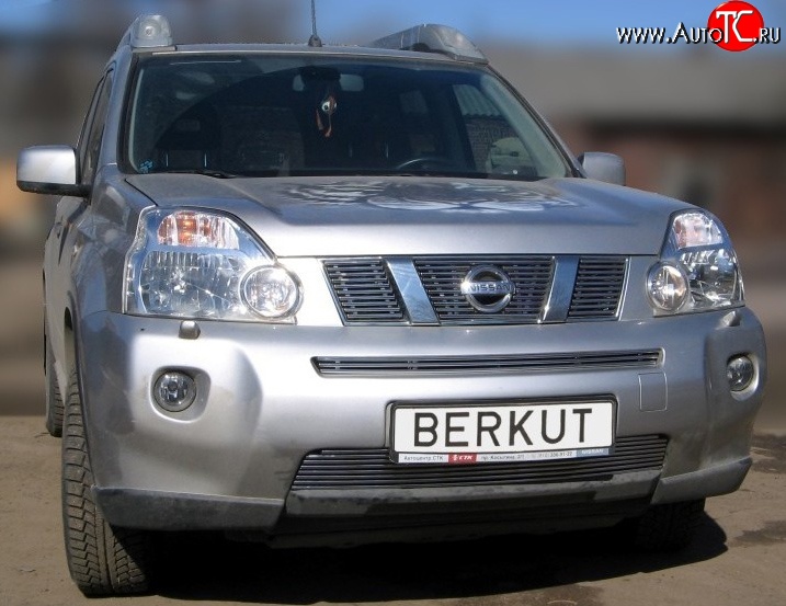 6 299 р. Декоративная вставка решетки радиатора T31 Berkut Nissan X-trail 2 T31 рестайлинг (2010-2015)  с доставкой в г. Новочеркасск