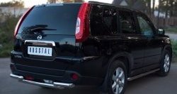 14 799 р. Защита заднего бампера (2 трубы Ø63, нержавейка) SLITKOFF  Nissan X-trail  2 T31 (2010-2015) рестайлинг  с доставкой в г. Новочеркасск. Увеличить фотографию 4