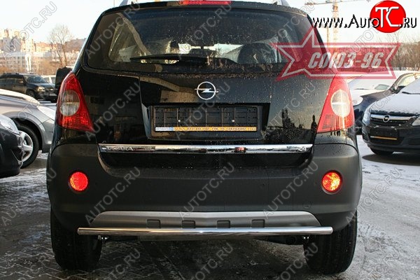 9 179 р. Защита заднего бампера Souz-96 (d42) Opel Antara (2006-2010)  с доставкой в г. Новочеркасск