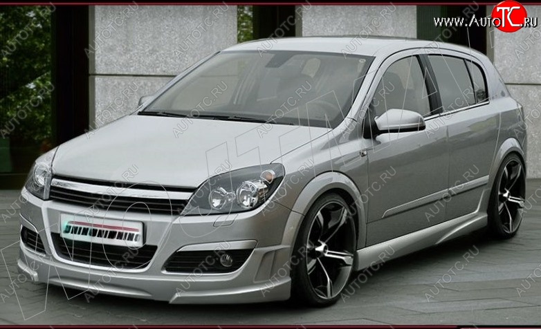 13 399 р. Пороги накладки ST Opel Astra H хэтчбек 5дв дорестайлинг (2004-2007)  с доставкой в г. Новочеркасск