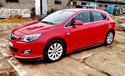 3 999 р. Накладка Sport на передний бампер Opel Astra J хэтчбек 5 дв.  рестайлинг (2012-2017) (Неокрашенная)  с доставкой в г. Новочеркасск. Увеличить фотографию 5