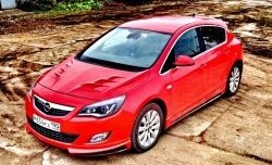 3 999 р. Накладка Sport на передний бампер Opel Astra J хэтчбек 5 дв.  рестайлинг (2012-2017) (Неокрашенная)  с доставкой в г. Новочеркасск. Увеличить фотографию 9