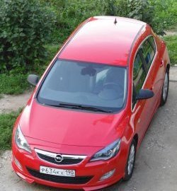 3 999 р. Накладка Sport на передний бампер Opel Astra J хэтчбек 5 дв.  рестайлинг (2012-2017) (Неокрашенная)  с доставкой в г. Новочеркасск. Увеличить фотографию 2