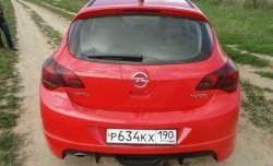 3 899 р. Накладка Sport на задний бампер Opel Astra J хэтчбек 5 дв.  рестайлинг (2012-2017) (Неокрашенная)  с доставкой в г. Новочеркасск. Увеличить фотографию 3