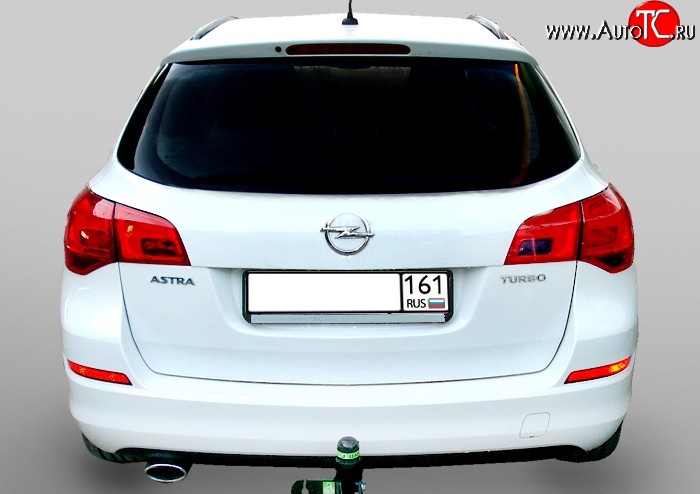 5 749 р. Фаркоп (Sports Tourer) Лидер Плюс Opel Astra J хэтчбек 5 дв. дорестайлинг (2009-2012) (Без электропакета)  с доставкой в г. Новочеркасск