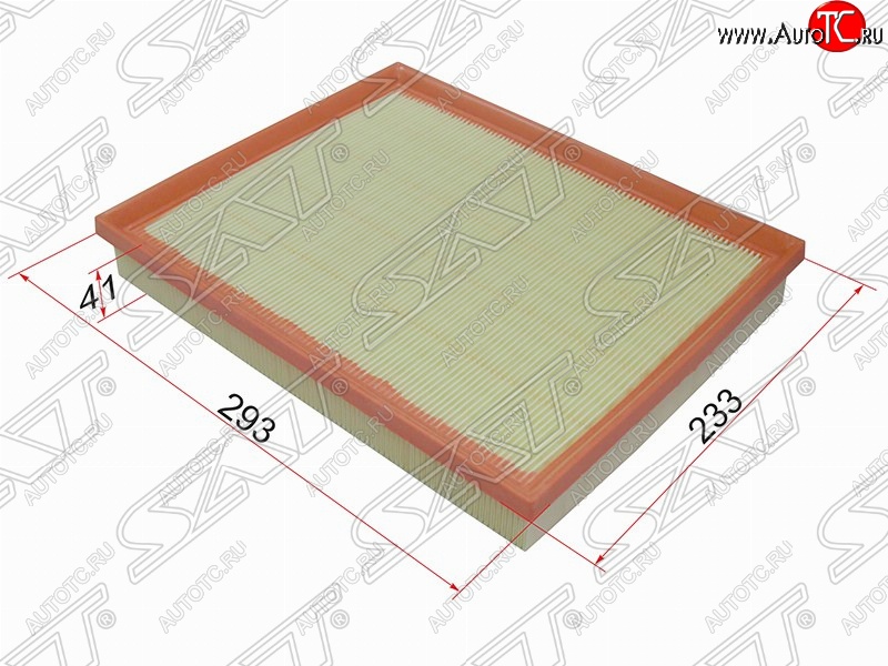 369 р. Фильтр воздушный двигателя SAT (294х244х41 mm)  Opel Astra  G - Zafira  A  с доставкой в г. Новочеркасск