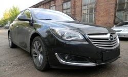 1 469 р. Сетка на бампер (рестайлинг) Russtal (черная) Opel Insignia A рестайлинг седан (2013-2017)  с доставкой в г. Новочеркасск. Увеличить фотографию 3