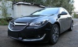 1 539 р. Сетка на бампер (рестайлинг) Russtal (хром) Opel Insignia A дорестайлинг седан (2008-2013)  с доставкой в г. Новочеркасск. Увеличить фотографию 3