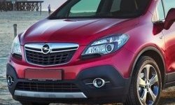 Накладка на передний бампер CT Opel Mokka  дорестайлинг (2012-2016)