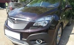 1 539 р. Нижняя сетка на бампер Russtal (хром) Opel Mokka  дорестайлинг (2012-2016)  с доставкой в г. Новочеркасск. Увеличить фотографию 4