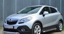 21 699 р. Широкая защита порогов SLITKOFF  Opel Mokka (2012-2016)  дорестайлинг  с доставкой в г. Новочеркасск. Увеличить фотографию 4