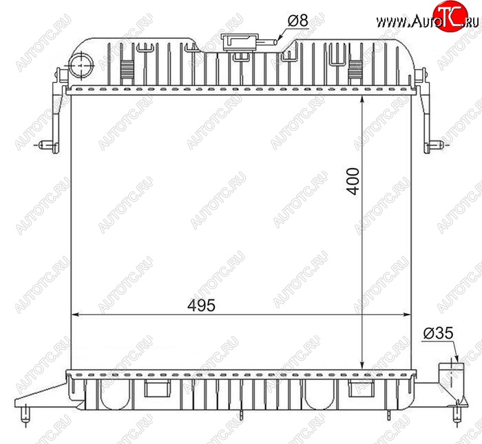9 249 р. Радиатор двигателя (пластинчатый, 1.8/2.0, МКПП) SAT  Opel Omega  A (1986-1994) седан, универсал  с доставкой в г. Новочеркасск