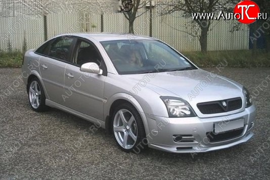 5 749 р. Накладка на передний бампер CT Opel Vectra C лифтбэк дорестайлинг (2002-2006) (Неокрашенная)  с доставкой в г. Новочеркасск