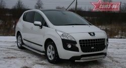 14 309 р. Одинарная защита переднего бампера диаметром трубы 60 мм Souz-96 Peugeot 3008 дорестайлинг (2009-2013)  с доставкой в г. Новочеркасск. Увеличить фотографию 1