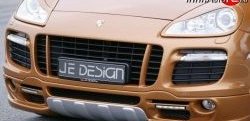 2 299 р. Реснички на фары JE Design  Porsche Cayenne  957 (2007-2010) (Неокрашенные)  с доставкой в г. Новочеркасск. Увеличить фотографию 1