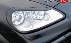 2 299 р. Реснички на фары JE Design Porsche Cayenne 957 (2007-2010) (Неокрашенные)  с доставкой в г. Новочеркасск. Увеличить фотографию 4