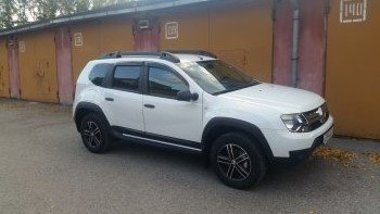 3 999 р. Накладки на двери Petroil Tuning  Renault Duster  HS (2010-2015) дорестайлинг (Тисненый пластик)  с доставкой в г. Новочеркасск. Увеличить фотографию 5