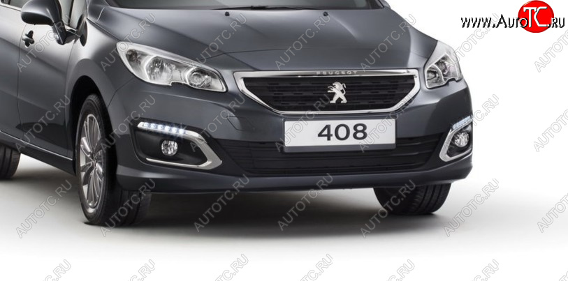 8 799 р. Бампер передний BodyParts  Peugeot 408 (2010-2017)  дорестайлинг (Неокрашенный)  с доставкой в г. Новочеркасск