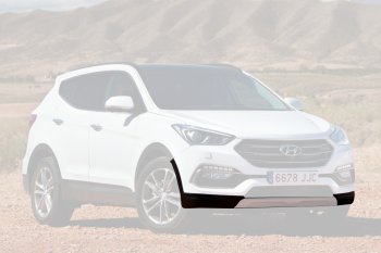 13 949 р. Спойлер переднего бампера HYUNDAI Hyundai Santa Fe DM рестайлинг (2015-2019)  с доставкой в г. Новочеркасск. Увеличить фотографию 1