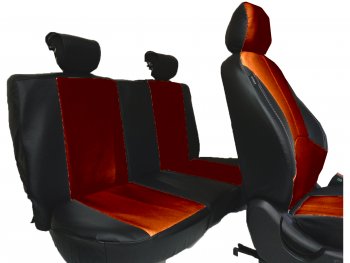 3 999 р. Универсальные чехлы сидений X-DRIVE   (черный/коричневый)  с доставкой в г. Новочеркасск. Увеличить фотографию 1