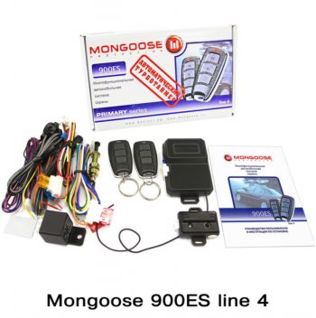 Автосигнализация Mongoose 900ES line 4 Skoda Superb седан 3U дорестайлинг (2001-2006)