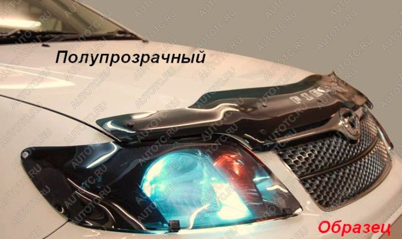 2 099 р. Дефлектор капота CA-Plastic Geely Tugella FY11,HPBA4 дорестайлинг (2019-2023) (серия Classic полупрозрачный)  с доставкой в г. Новочеркасск