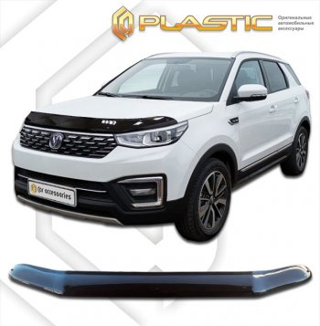 Дефлектор капота CA-Plastic Changan CS55 дорестайлинг (2017-2018)