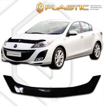 Дефлектор капота CA-Plastic Mazda 3/Axela BL дорестайлинг седан (2009-2011)