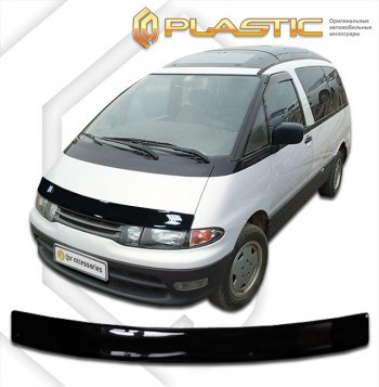 Дефлектор капота CA-Plastic Toyota (Тойота) Estima Lucida (Эстима)  XR10,20 (1992-1996) XR10,20 дорестайлинг, 1-ый рестайлинг