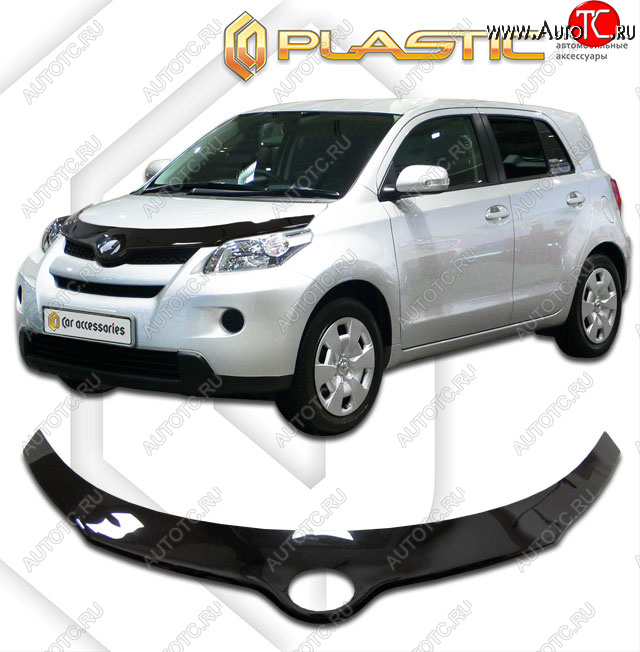 2 399 р. Дефлектор капота CA-Plastic  Scion xD (2007-2014) (classic черный, без надписи)  с доставкой в г. Новочеркасск