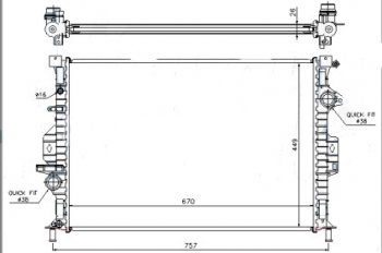 MONDEO 07- {FOCUS 11-S-MAX 06-Freelander 07-S60S80V70XC60XC70 06-} РАДИАТОР ОХЛАЖДЕН (см.каталог) BODYPARTS fdmon07-913