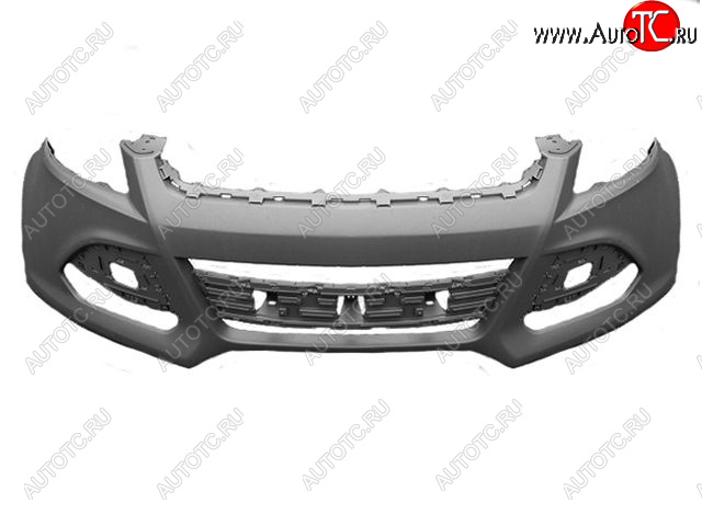 4 549 р. Бампер передний (с отверстиями под омыватели фар и под парктроник) BodyParts Ford Kuga 2 дорестайлинг (2013-2016) (Неокрашенный)  с доставкой в г. Новочеркасск