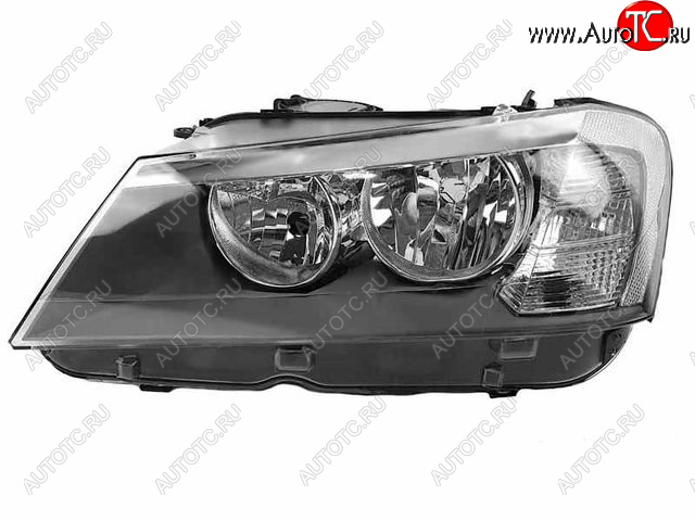 12 949 р. Левая фара (c электрокорректором) DEPO BMW X3 F25 дорестайлинг (2010-2014)  с доставкой в г. Новочеркасск