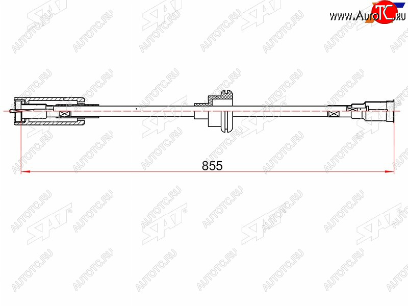 699 р. Трос ручного тормоза LH-RH SAT  Opel Astra  F - Vectra  A  с доставкой в г. Новочеркасск