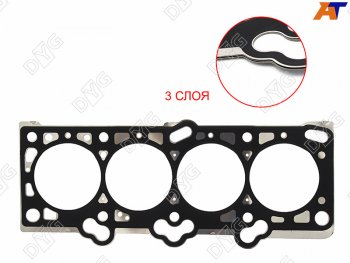 1 869 р. Прокладка ГБЦ G4GCG4GB 1,82,0(металл) DYG Hyundai Avante (2000-2006)  с доставкой в г. Новочеркасск. Увеличить фотографию 3
