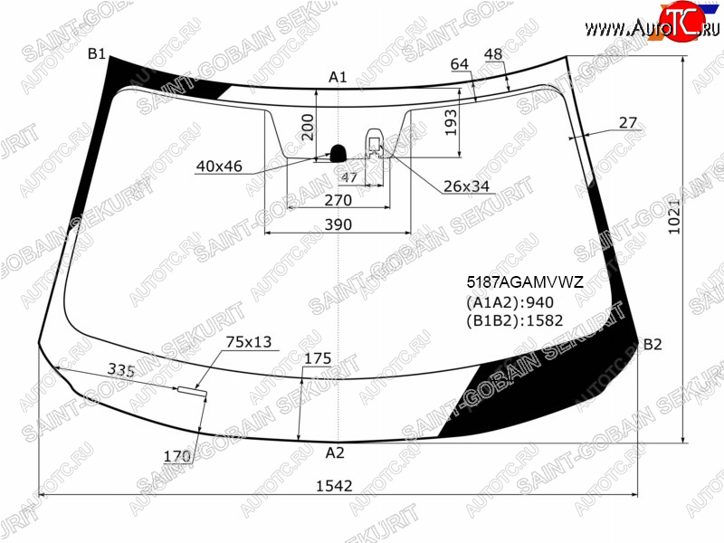 26 999 р. Стекло лобовое (Датчик дождя Молдинг) SAINT-GOBAIN SEKURIT  Mazda CX-5  KF (2016-2025)  с доставкой в г. Новочеркасск