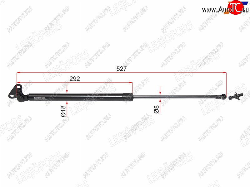 2 599 р. Левый упор задней двери LESJOFORS  Lexus LX470  J100 (1998-2007), Toyota Land Cruiser  100 (1998-2007)  с доставкой в г. Новочеркасск