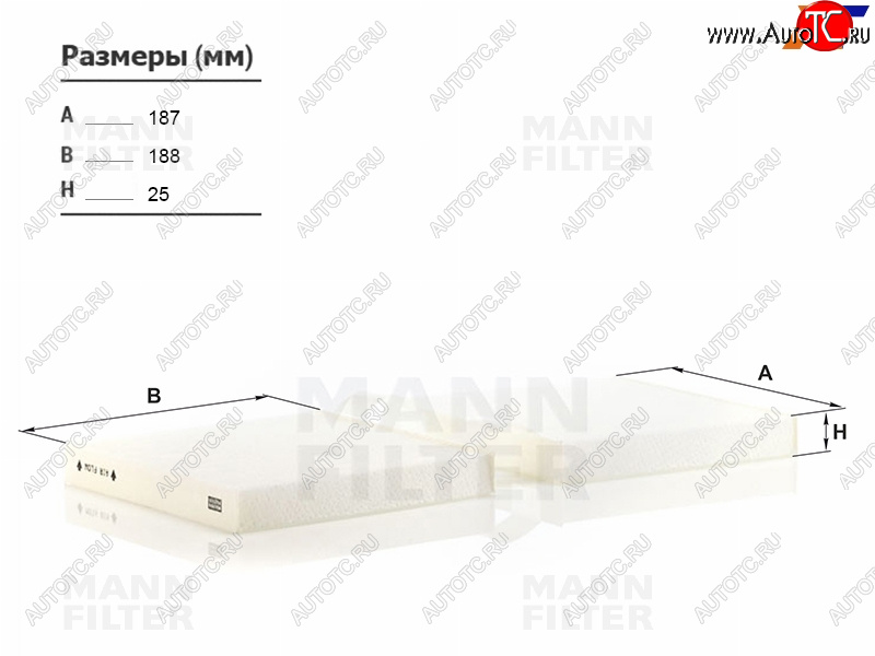 2 479 р. Фильтр салона MANN  BMW X3  F25 - X4  F26  с доставкой в г. Новочеркасск