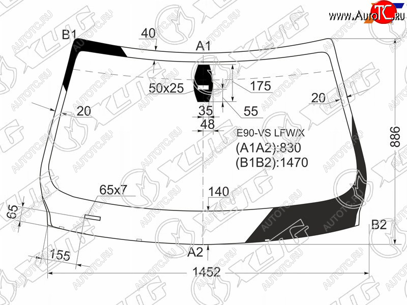 7 449 р. Стекло лобовое (Датчик дождя) XYG  BMW 3 серия ( E90,  E91) (2004-2012) седан дорестайлинг, универсал дорестайлинг, седан рестайлинг, универсал рестайлинг  с доставкой в г. Новочеркасск