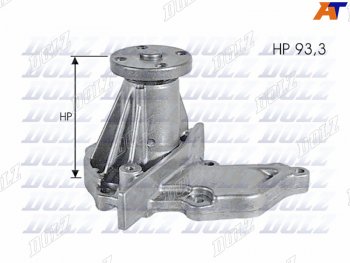 3 899 р. Насос системы охлаждения DOLZ  Ford Fiesta (5), Focus (2), Mazda 2/Demio (DW,  DY,  DE,  DJ IV)  с доставкой в г. Новочеркасск. Увеличить фотографию 1