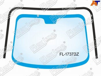 Молдинг лобового стекла (П-образный) FLEXLINE Chevrolet Captiva 2-ой рестайлинг (2013-2016)