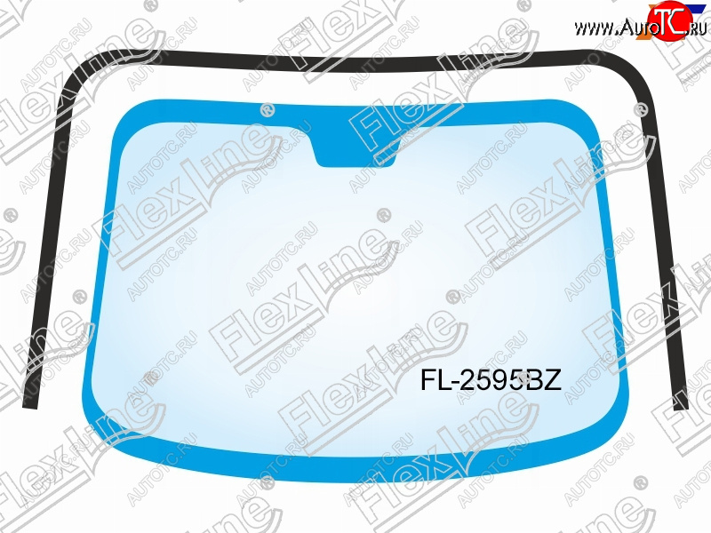 2 299 р. Молдинг лобового стекла (П-образный) FLEXLINE  Subaru Tribeca (2008-2014)  с доставкой в г. Новочеркасск