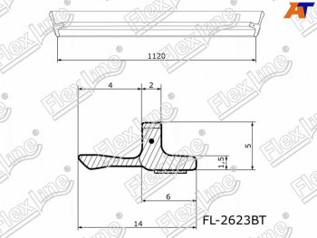 649 р. Молдинг лобового стекла (Сверху) FLEXLINE  Lexus IS250  XE20 (2005-2013) седан дорестайлинг  с доставкой в г. Новочеркасск. Увеличить фотографию 1