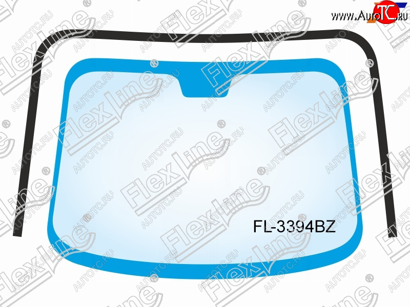 1 679 р. Молдинг лобового стекла (П-образный) FLEXLINE CITROEN C4 aircross (2012-2017)  с доставкой в г. Новочеркасск