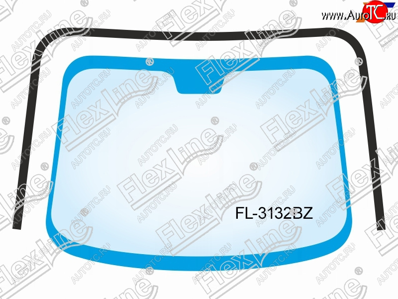 1 799 р. Молдинг лобового стекла (П-образный) FLEXLINE KIA Cerato 2 TD седан (2008-2013)  с доставкой в г. Новочеркасск