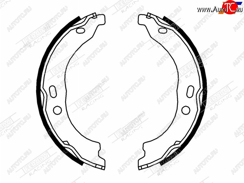 3 699 р. Колодки барабанные задние RH-LH SAT  CITROEN Jumper ( 250,  290) (2006-2022), Fiat Ducato ( 250,  290) (2006-2024), Peugeot Boxer ( 250,  290) (2006-2024)  с доставкой в г. Новочеркасск