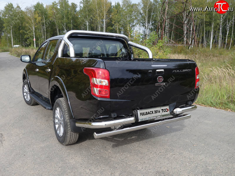 57 999 р. Защита кузова d76,1 мм (только для кузова) ТСС Тюнинг Fiat Fullback (2016-2018) (нержавейка)  с доставкой в г. Новочеркасск