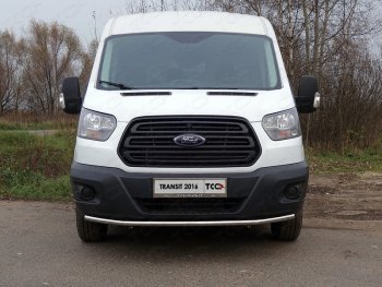 Защита переднего бампера нижняя 42,4 мм ТСС Тюнинг Ford (Форд) Transit Connect (Транзит) (2013-2018) ()