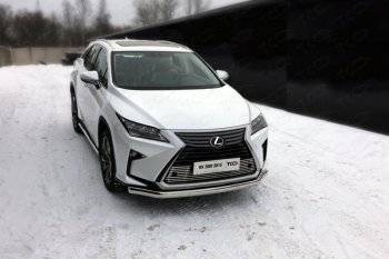 25 999 р. Защита переднего бампера нижняя овальная 75х42 мм ТСС Тюнинг Lexus RX300 XU10 дорестайлинг (1995-2001) (нержавейка)  с доставкой в г. Новочеркасск. Увеличить фотографию 1